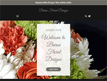 Tablet Screenshot of baronfloraldesigns.com